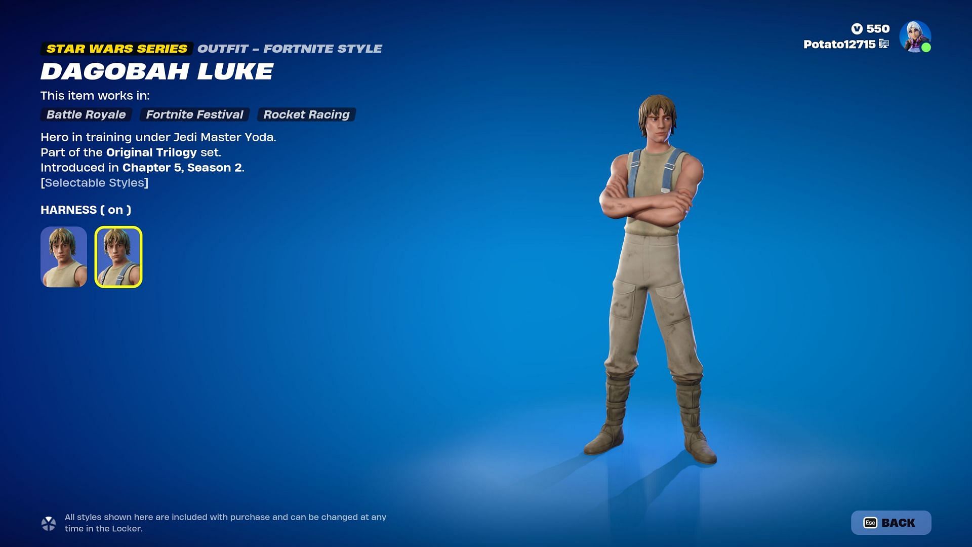 How to get Dagobah Luke skin and Yoda in Fortnite – TVL Network